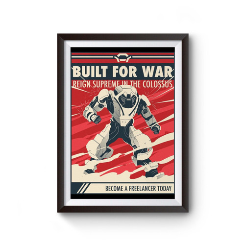Anthem Built For War Poster