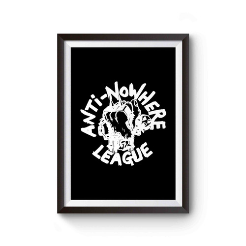 Anti Nowhere League Logo Poster