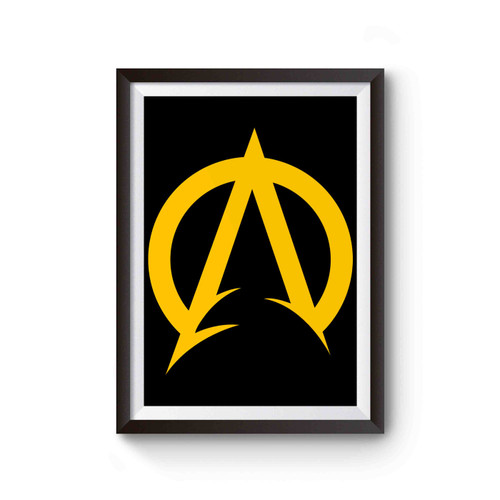 Aquaman Superhero Logo Poster