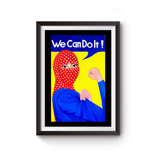 Arabic Hijab We Can Do It Poster