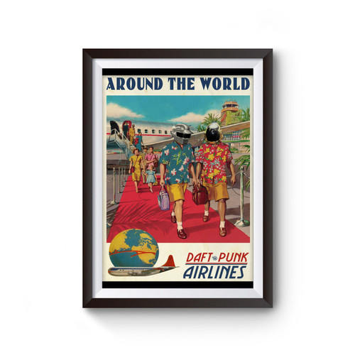 Around The World Daft Punk Poster