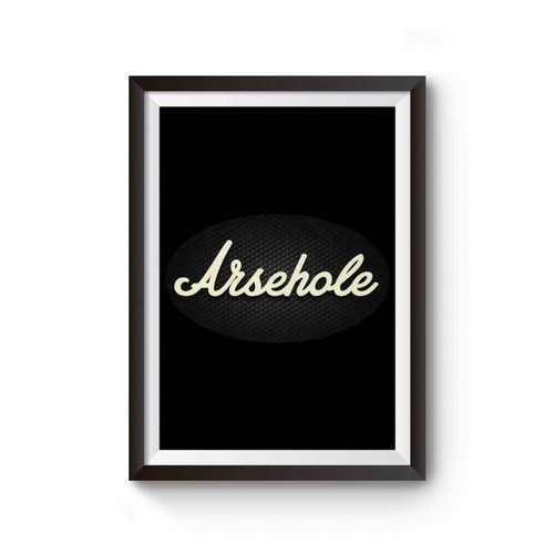 Arsehole Marshall Amps Music Parody Poster Arsehole Marshall Amps Music Parody Poster