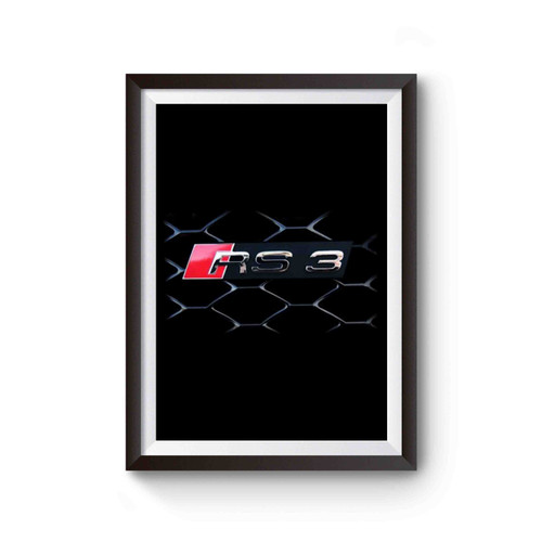 Audi Rs3 Logo Auto Moto Poster