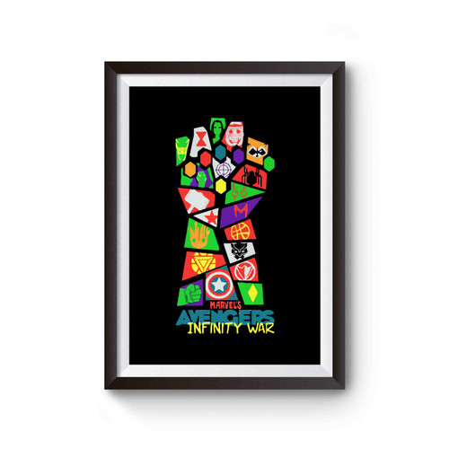 Avengers Infinity War New Black Thanos Iron Man Thor Poster Avengers Infinity War New Black Thanos Iron Man Thor Poster