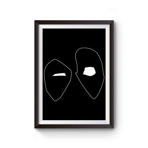 Awesome Deadpool Eyes Poster