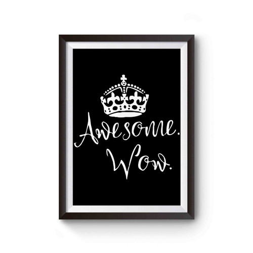 Awesome Wow Hamilton Inspired Poster