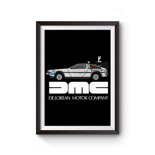Back To The Future Inspired Retro De Lorean Dmc Movie Car Dad Father Poster