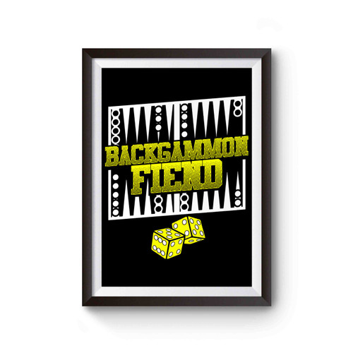 Backgammon Fiend Poster