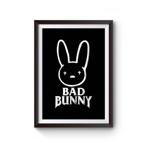 Bad Bunny Logo Poster