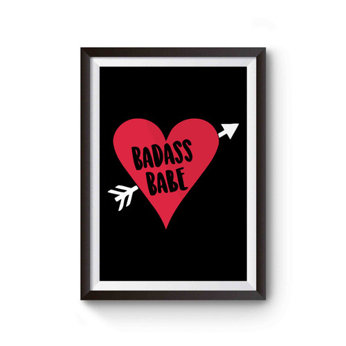 Badass Babe Boss Babe Boss Lady Valentines Poster