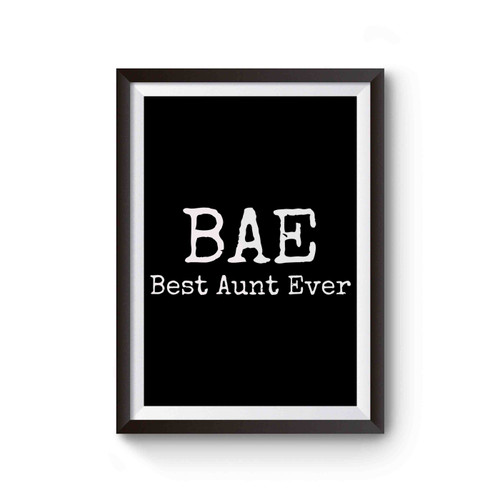 Bae Best Aunt Ever Poster