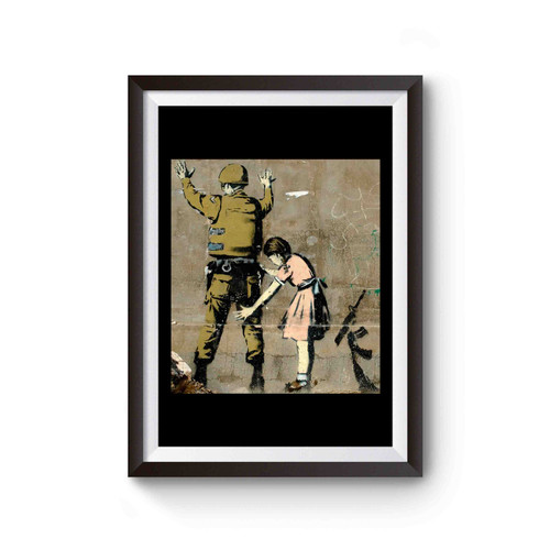 Banksy Bethlehem Wall Stop Search Poster