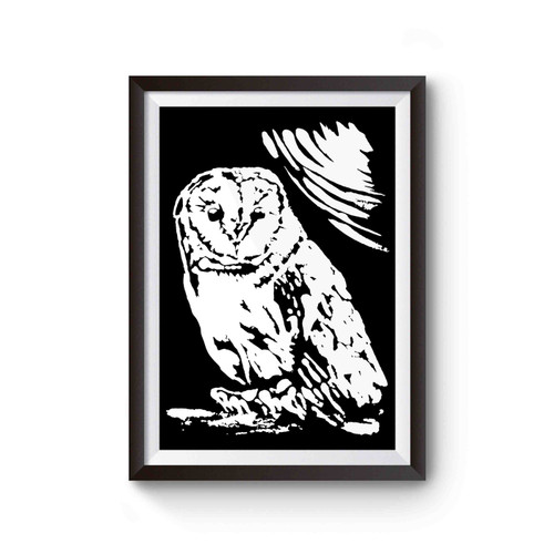 Barn Owl Graphic Poster