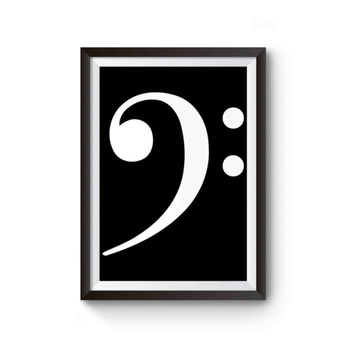 Bass Clef Poster