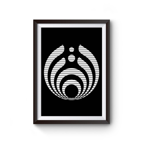 Bassnectar White Logo Poster