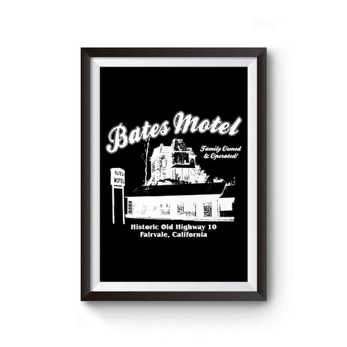 Bates Motel Vintage Horror Poster