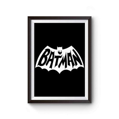 Batman Logo Silhouette Poster