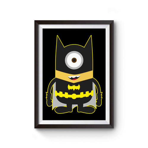 Batman Minion Superhero Cartoon Poster