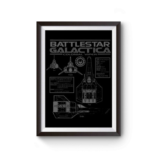 Battlestar Galactica Colonial Viper Poster