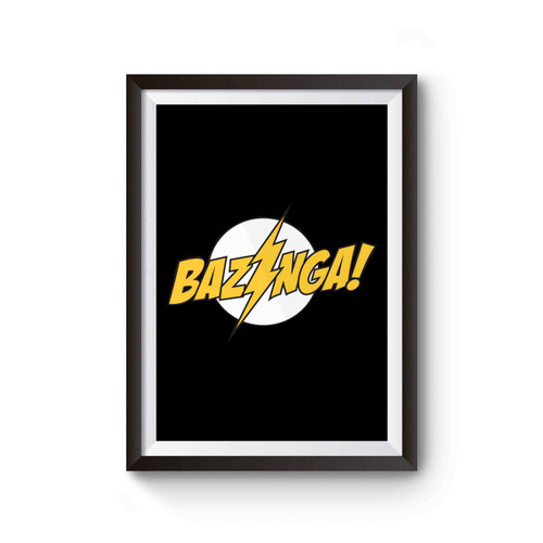 Bazinga Logo Lighting Poster