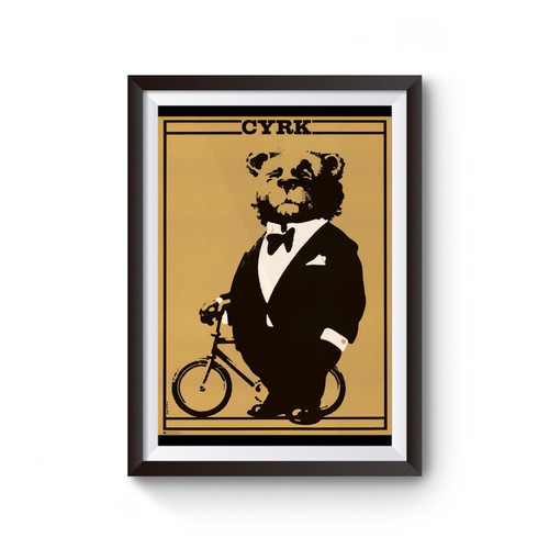 Bear In Tuxedo Cyrk Poster