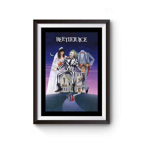Beetlejuice The Ghost With The Most Michael Keaton Poster