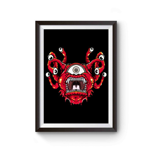 Beholder Dungeons And Dragons Monster Poster