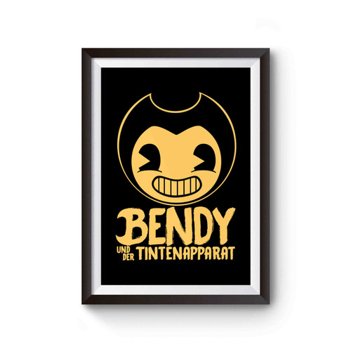Bendy And The Ink Machine Horror Game Gaming Poster Bendy And The Ink Machine Horror Game Gaming Poster