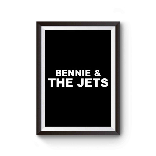 Bennie And The Jets 70s Band Poster