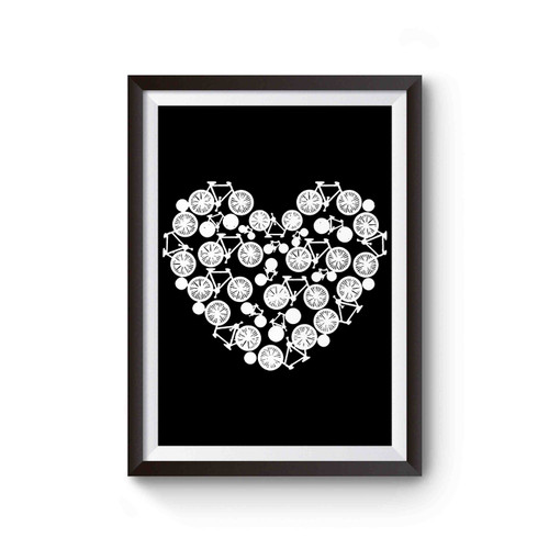 Bicycle Heart Poster