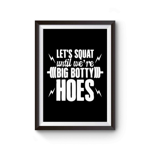 Big Booty Squad Gym Workout Funny Poster