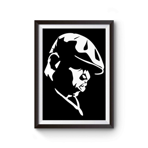 Biggie Silhouette Poster