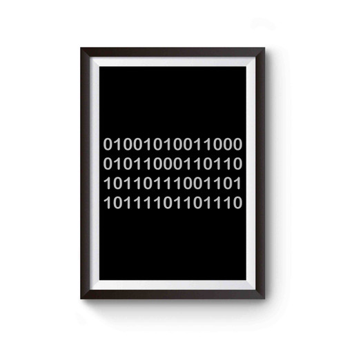 Binary Name Computer Nerd It Gifts Poster