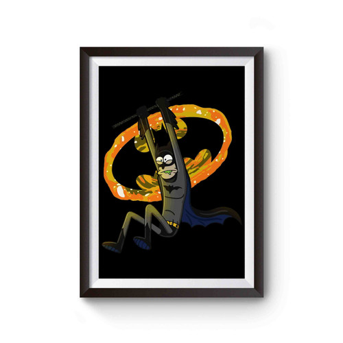 Black Batman Rick Poster