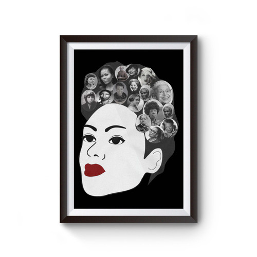Black History Is My Roots Poster