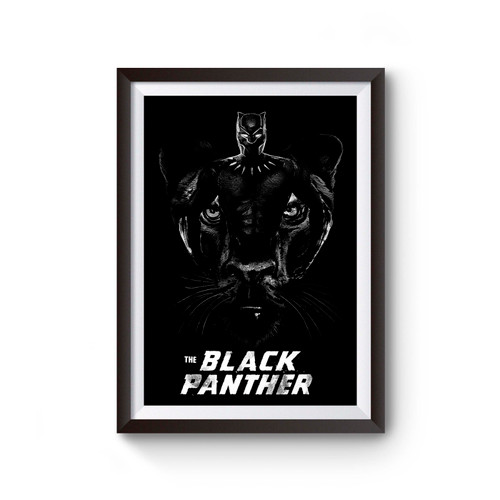 Black Panther Face Art Poster