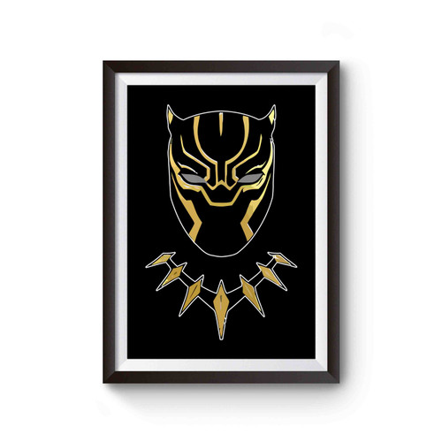 Black Panther Face King Wakanda Poster