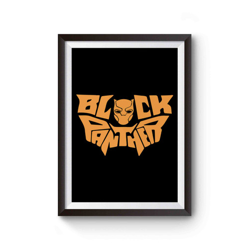 Black Panther Marvel Logo Poster