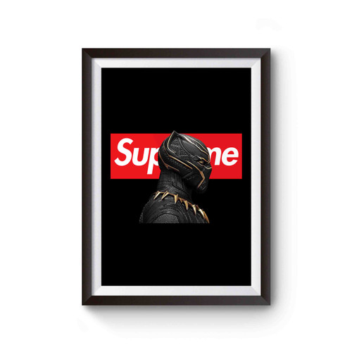 Black Panther Marvel Red Box Logo Poster