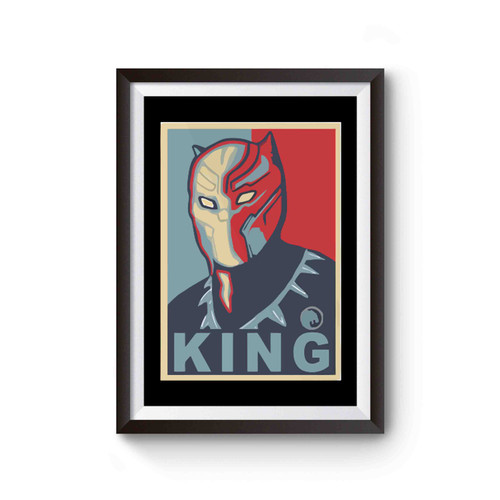 Black Panther Obama Style King Poster
