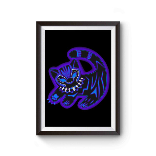 Black Panther Style Lion King Simba Inspired Poster