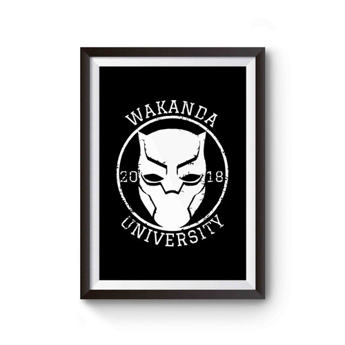 Black Panther Wakanda University Poster