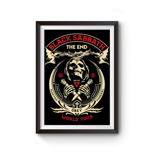 Black Sabbath The End World Tour Ndr Poster