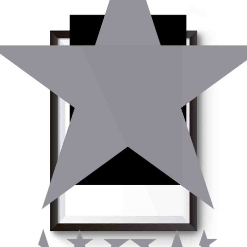 Blackstar White Poster