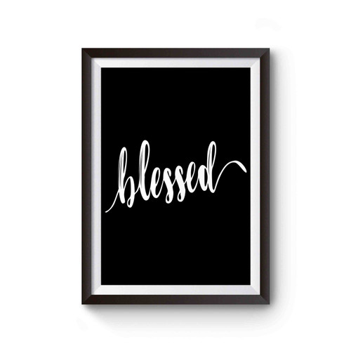Blessed Thankful Christian Scripture Faith 2 Poster