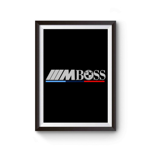 Bmw M Sport M Power Race Moto Boss Inspired Poster