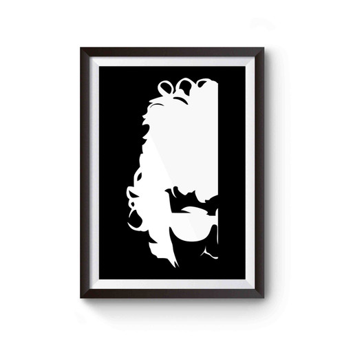 Bob Dylan Half Face Classic Rock Poster