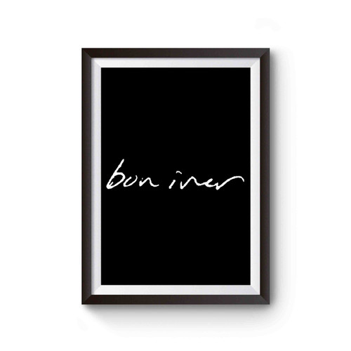 Bon Iver Logo Poster