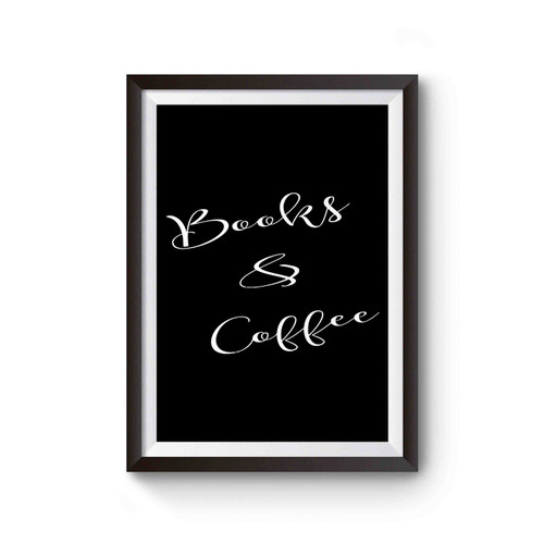 Books & Coffee Poster