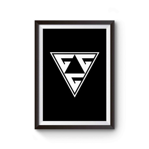 Boxer Gennady Golovkin Ggg Triangle Logo Poster